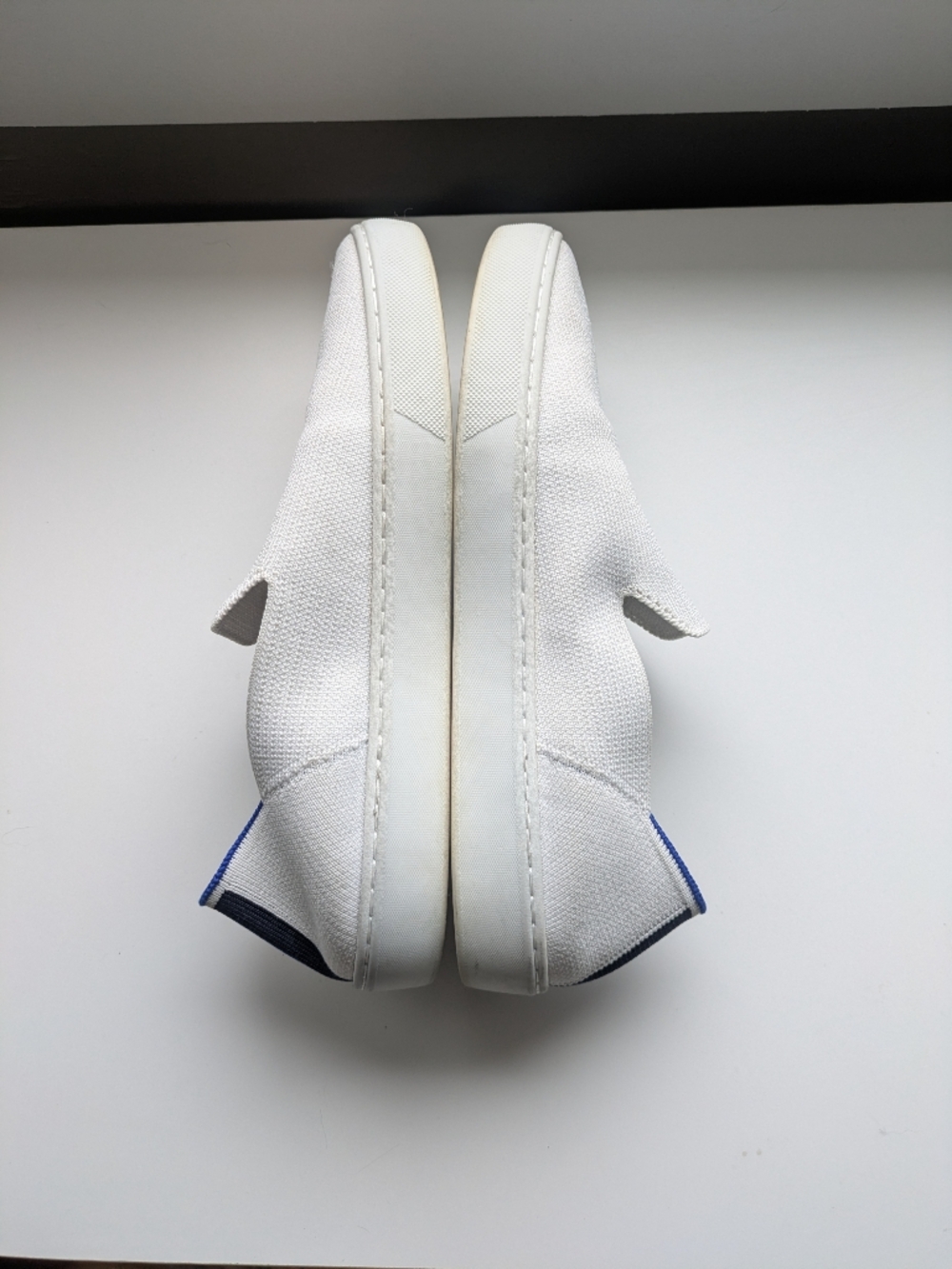 Rothy's The Original Slip On Sneaker Bright White  7.5 - Picture 6 of 11